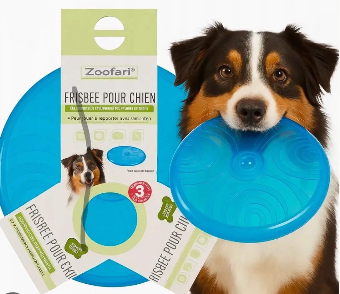Zoofari Frisbee Dog Toy