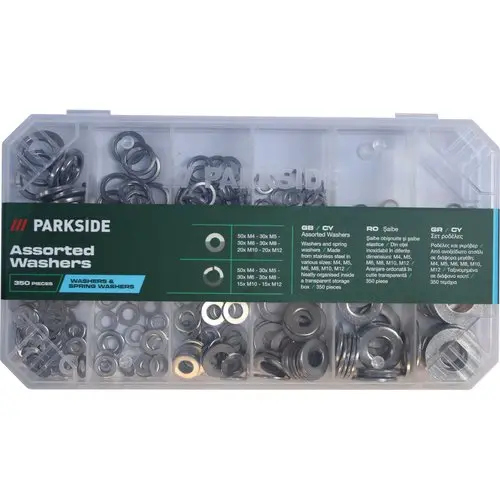 Parkside Washers Assortment Set 350-Piece